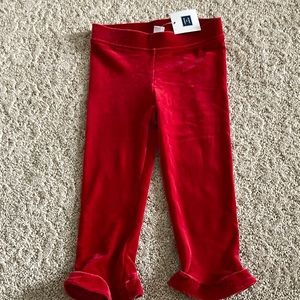 NWT Janie & Jack Velvet Like Leggings